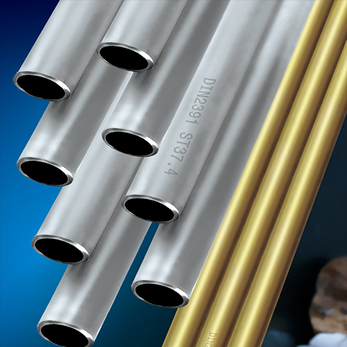 Galvanised carbon steel pipe store