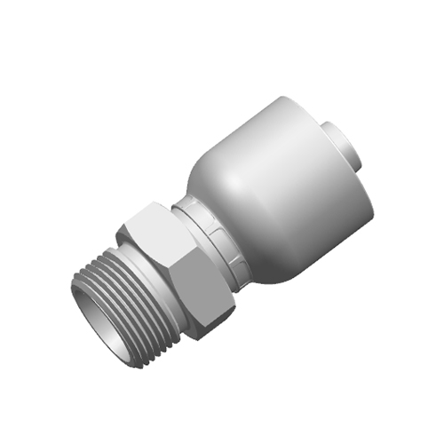 10511Y / 10512Y Metric Male 24°Cone Heavy Series One-Piece Hydraulic Hose Fitting