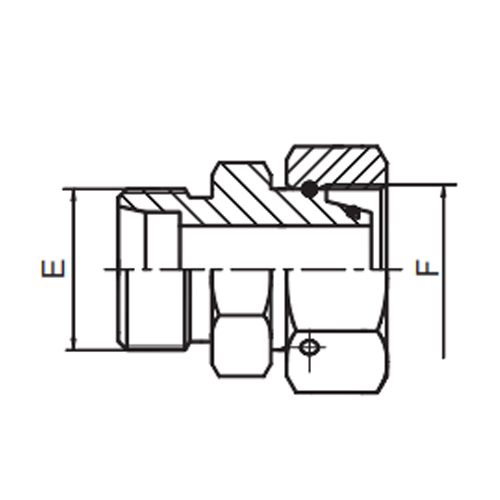 Metric Male/Female 24° Cone - DIN Metric Thread Bite Type Tube Fittings