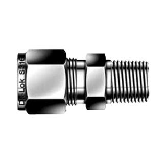 Male Connector DMC-N Double Clamp Stainless Steel Connector